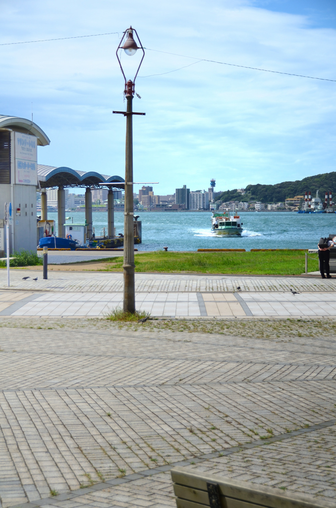 門司港2020　8月　STREETLAMP＆KANMON FERRYBOAT