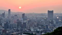 Ｋ市2022　5月-01　都市の夕景②