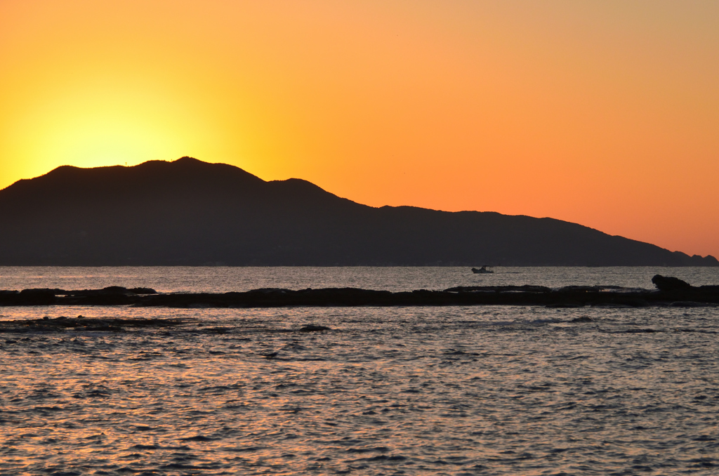 狩尾岬2020　冬-02　帰港中