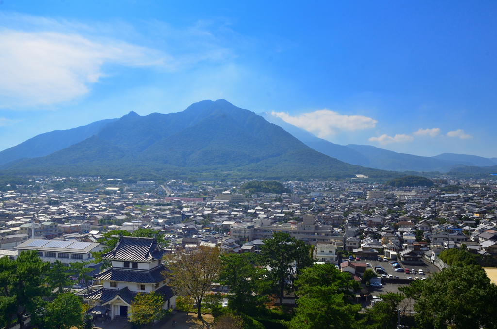 島原2019　島原城より眺望