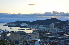 長崎2019　1月夕焼け