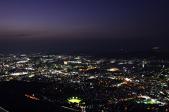 皿倉山2019　夜景　西区