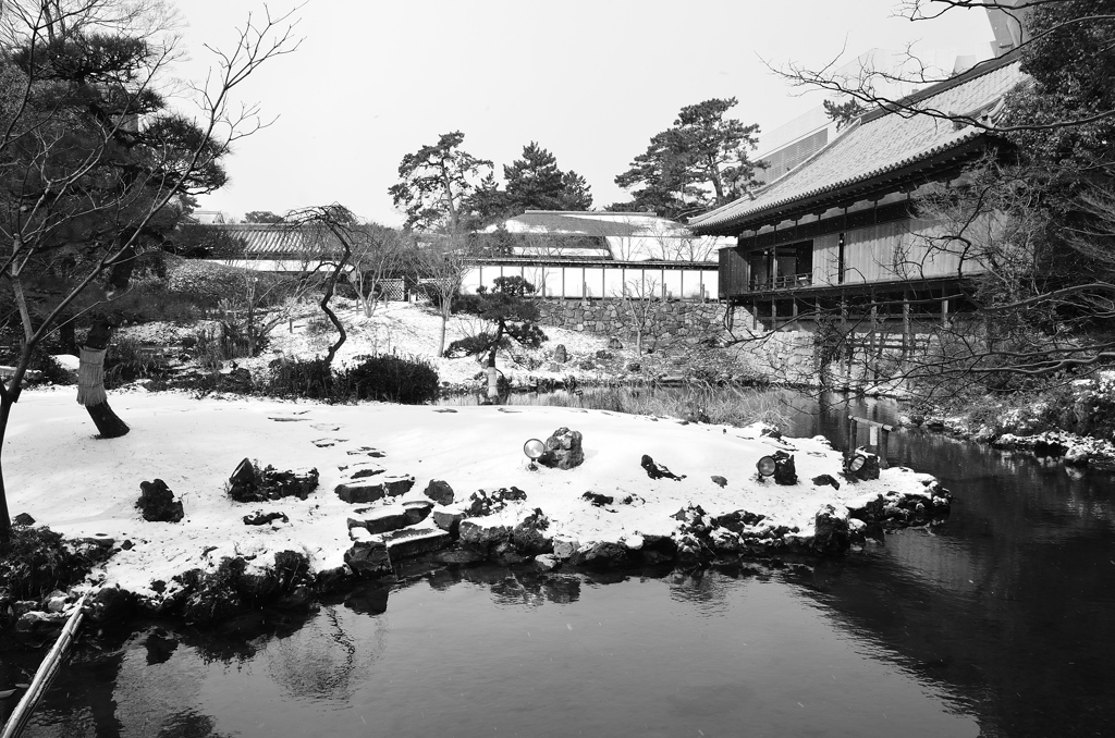 小倉城2021　1月-2　下屋敷庭園　①