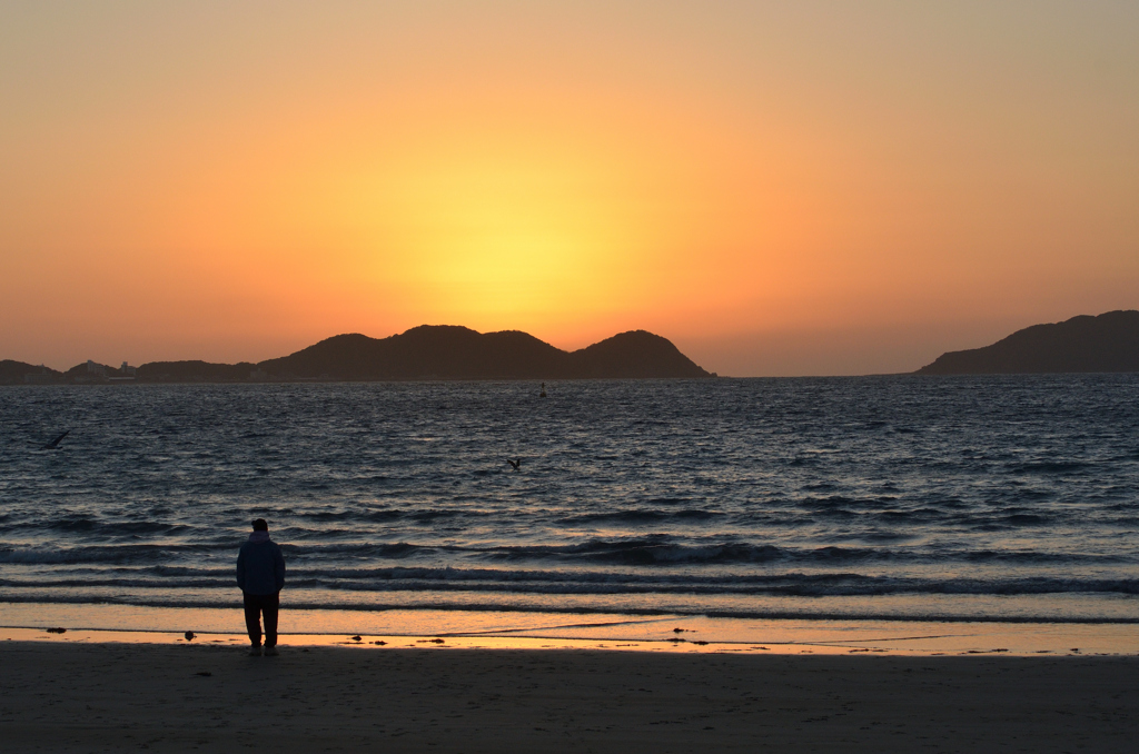 さつき松原2023　日暮　背中で語る