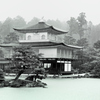 京都2022　金閣寺　雨の舎利殿①