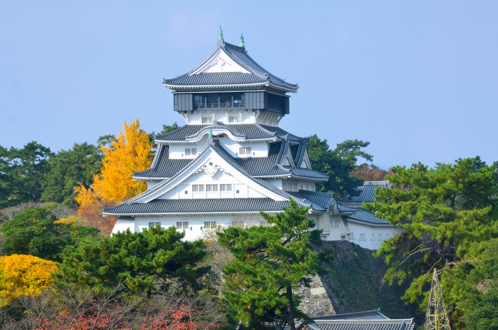 小倉井筒屋2025　新館4F　初冬の小倉城