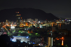 めかり公園2019　12月-1　門司港夜景