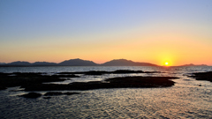 洞山2022　10月-02　宗像四塚と夕陽