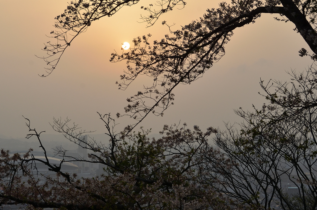 Ｋ市2021　3月　黄砂とドーム