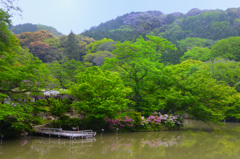 御船山楽園2018-2　大池＆船着き場