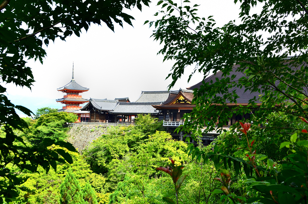 京都2022　7月-1　清水寺　三重塔