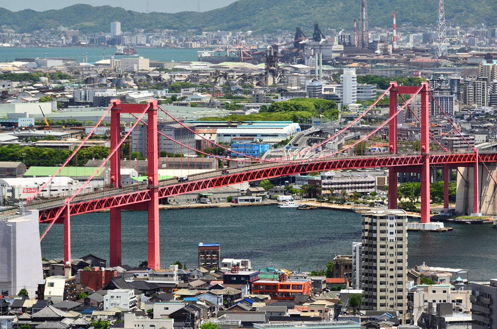 高塔山2019　5月　若戸大橋②