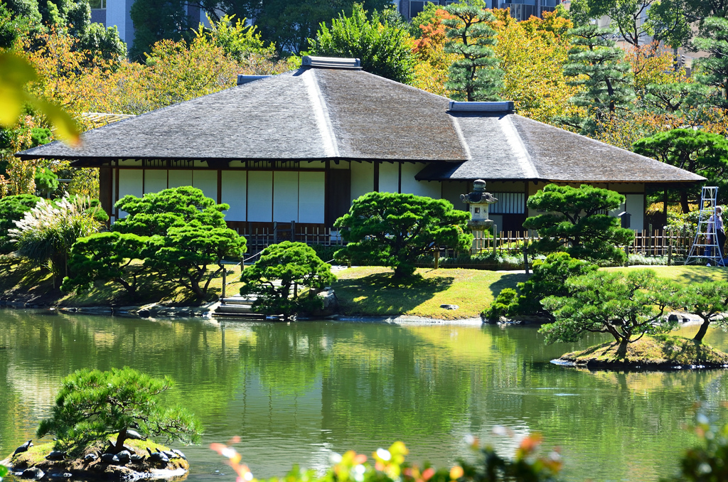 縮景園2020　10月-2 濯えい池＆清風館