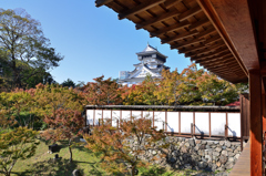 小倉城2022　11月-04　下屋敷より天守