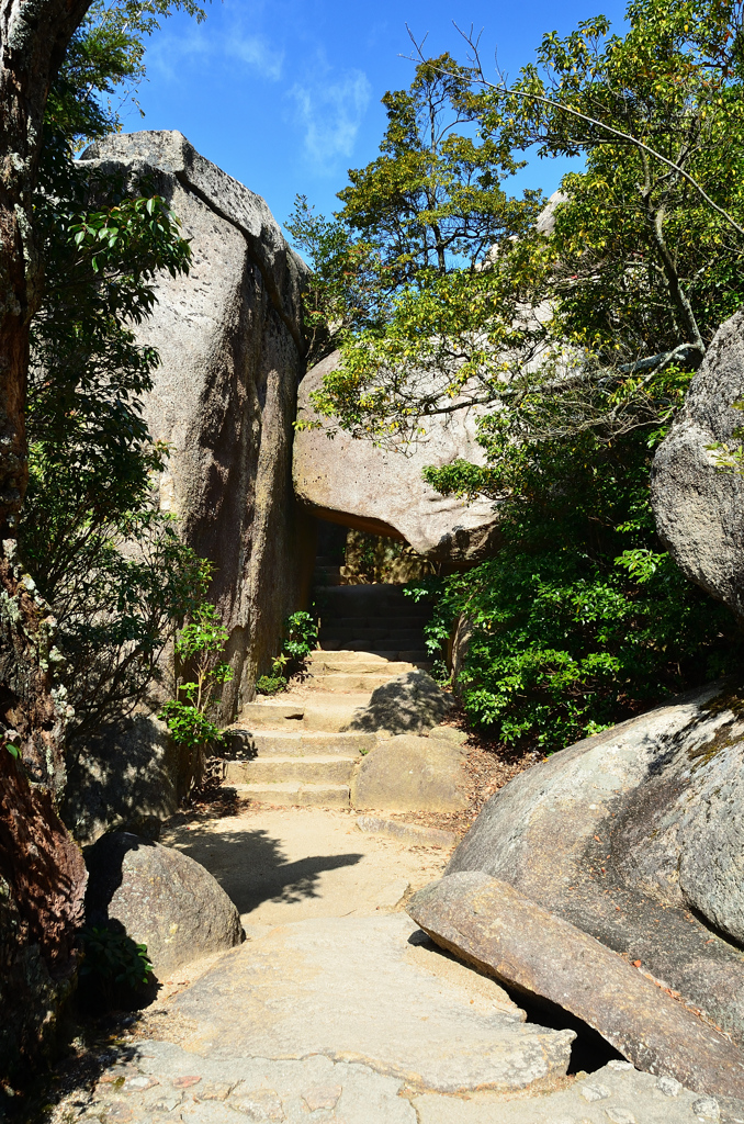 宮島2020　10月　弥山　山頂へ