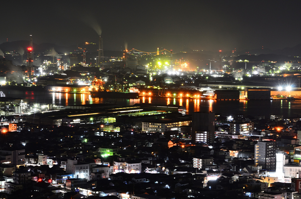 高塔山2020　1月-1　S日鉄住金　T工場　夜景