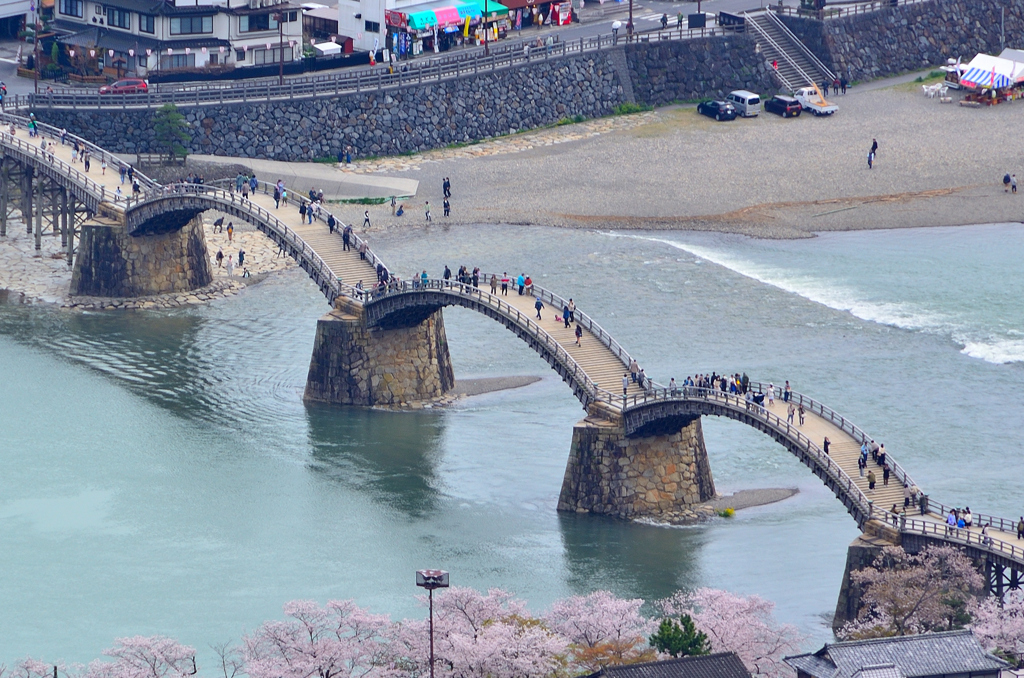 岩国城2024　4月-01　錦帯橋②