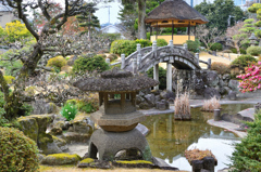 旧伊藤伝衛門邸2022　庭園　あずまや四阿