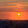 K市2022　　6月-01　夕陽と響灘①