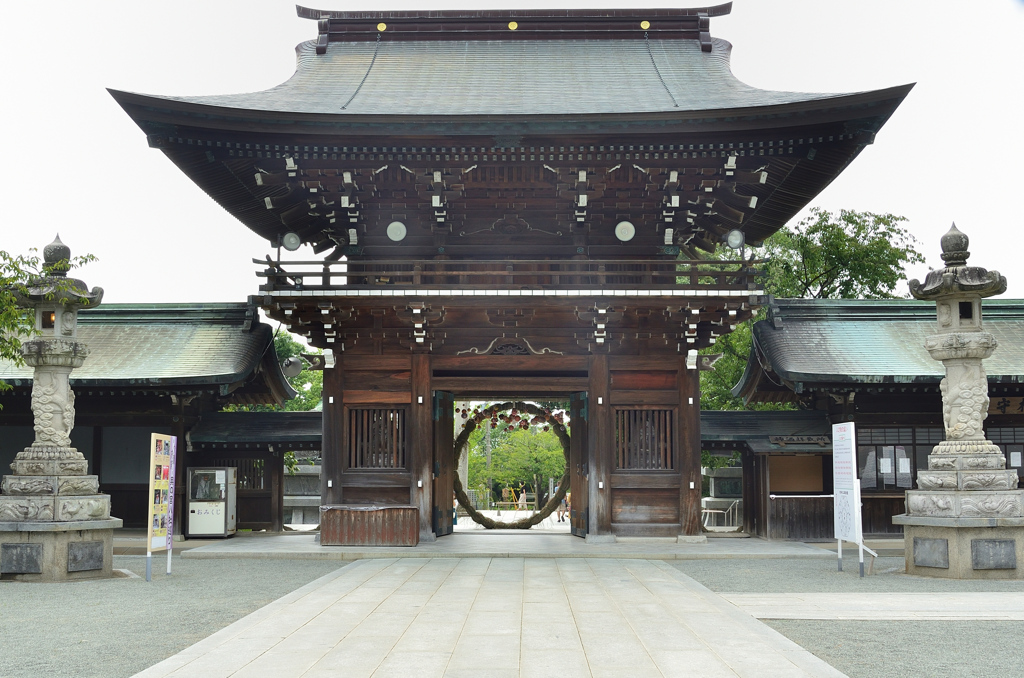 宮地嶽神社2020　8月-1　楼門④