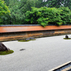 龍安寺2022　7月-3　雨の石庭