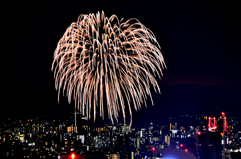 Ｋ市2023　7月　都市と花火④
