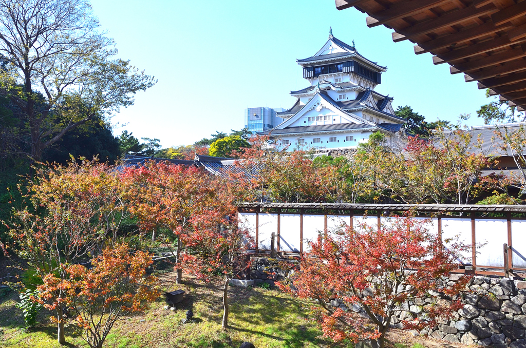 小倉城2023　晩秋-01　広縁より