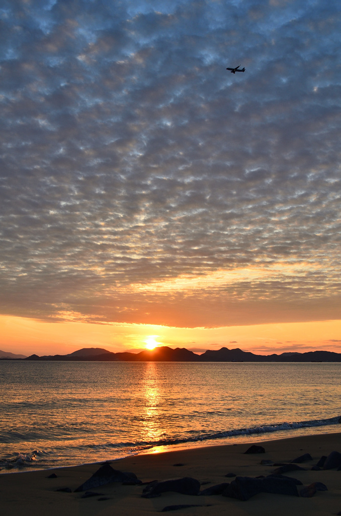 海の中道2020-3　糸島半島＆旅客機