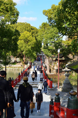 太宰府天満宮2020-1　1月　太鼓橋