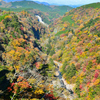 九重夢大吊橋2020　秋-3　渓谷と紅葉