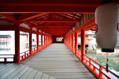 厳島神社2020　10月　早朝　廻廊