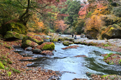 菊池渓谷2021　11月　広河原②