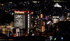 長崎2023　2月-4　新市庁舎　夜景