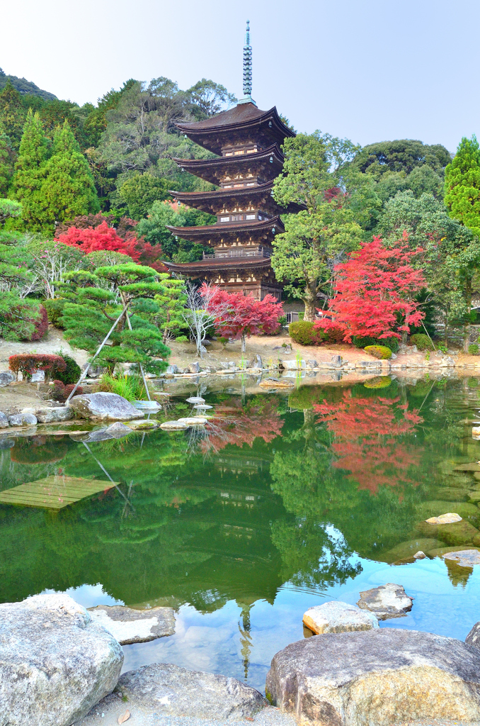 瑠璃光寺2020　秋-01　五重塔②