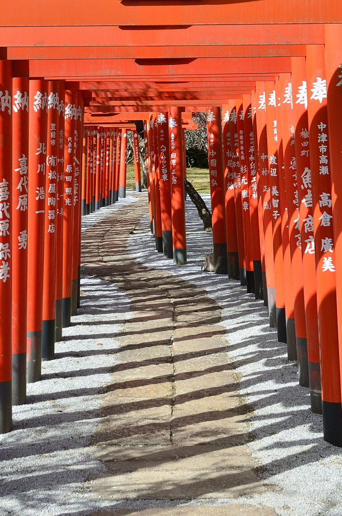 綱敷天満宮2022　2月　鳥居