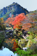 深耶馬渓2022　11月-2　鳶の巣山と山移川