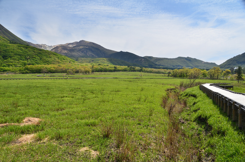 ﾀﾃ原ﾞ湿原2019　硫黄山①