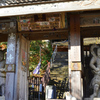 富貴寺2021　秋　仁王像と猫さん