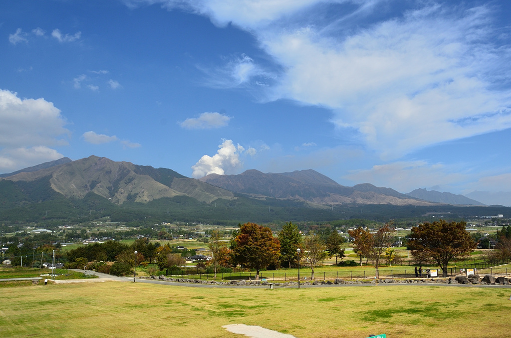 南阿蘇2019　あそ望の郷くぎの　阿蘇山展望