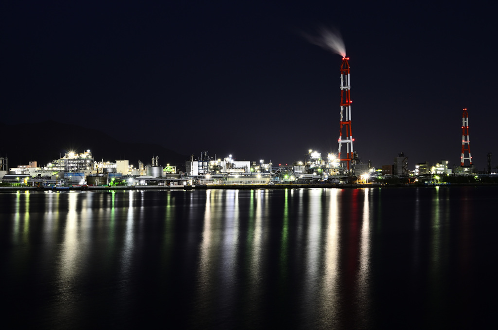 洞海湾2020　M菱化学&T陽インキ　夜景