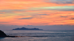 はまゆう公園2022　晩夏　地島の夕景