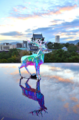 リバーウォーク2024　12月-01　煌めくトナカイ