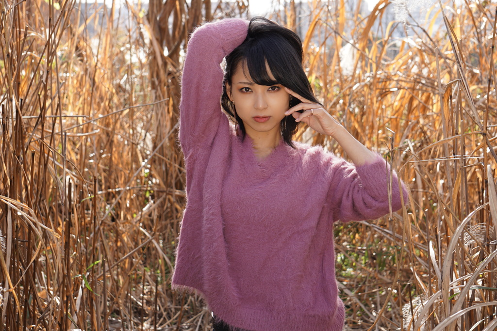 冬の公園にて