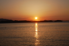 和歌山の夕日
