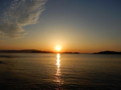 和歌山の夕日