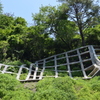 弥彦山スカイラインで2019年08月に崩れた斜面_5