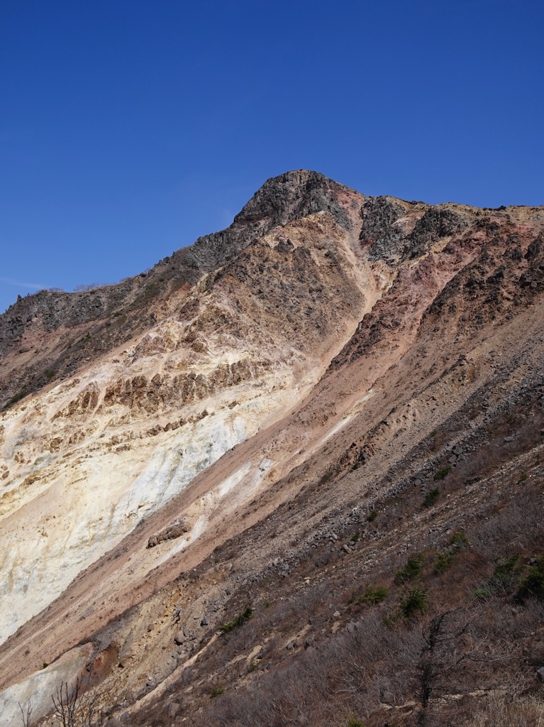 荒々しい火山