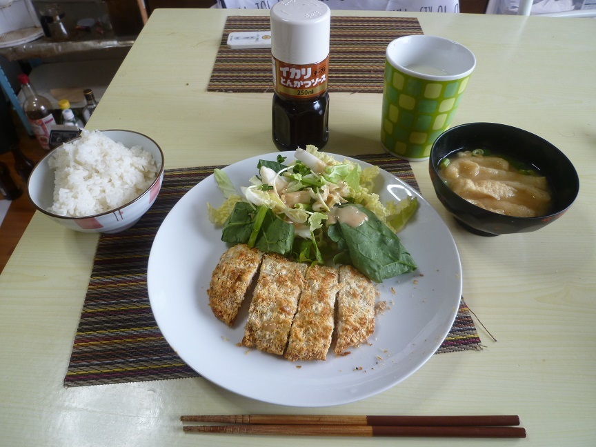 とんかつ定食　20200629