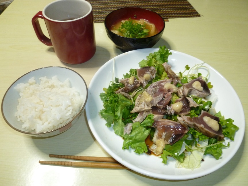 かつおの漁師タタキ　20201106