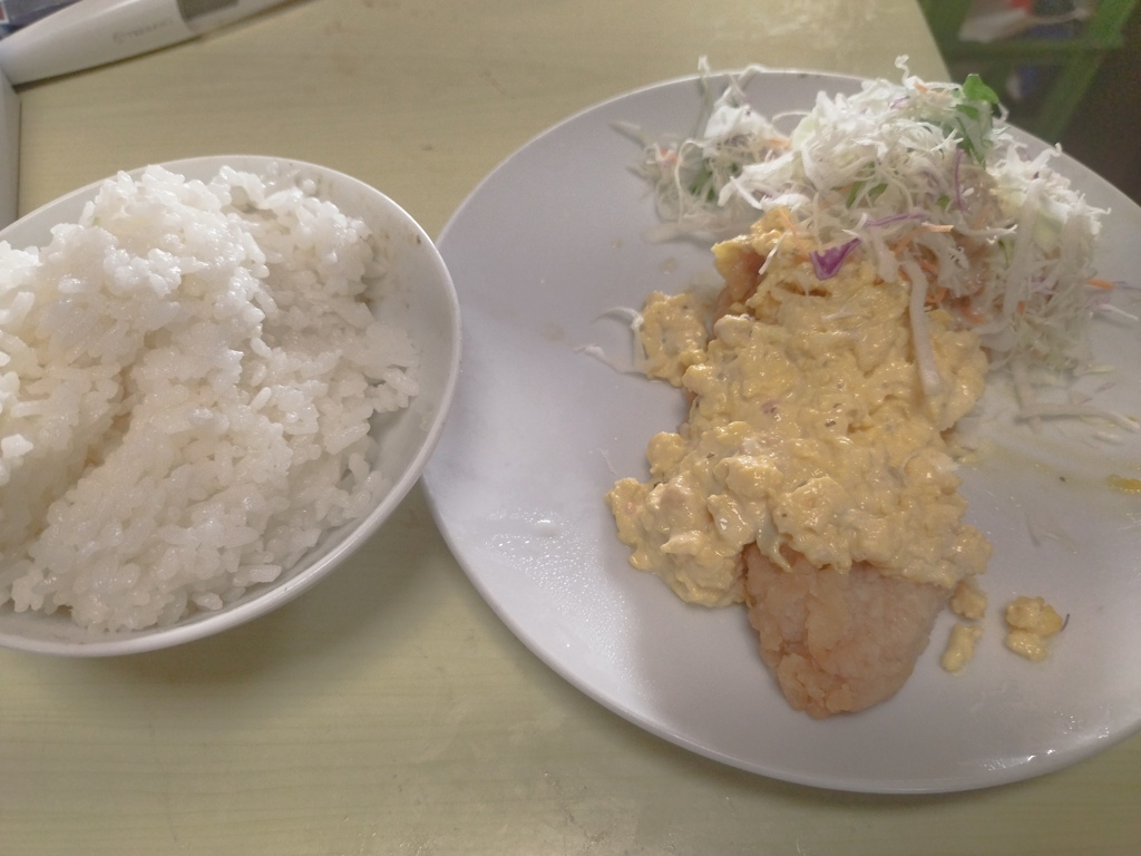煮込み唐揚げ定食